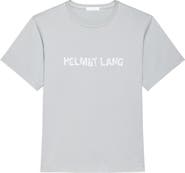 Helmut Lang Crumpled Logo Graphic T-Shirt