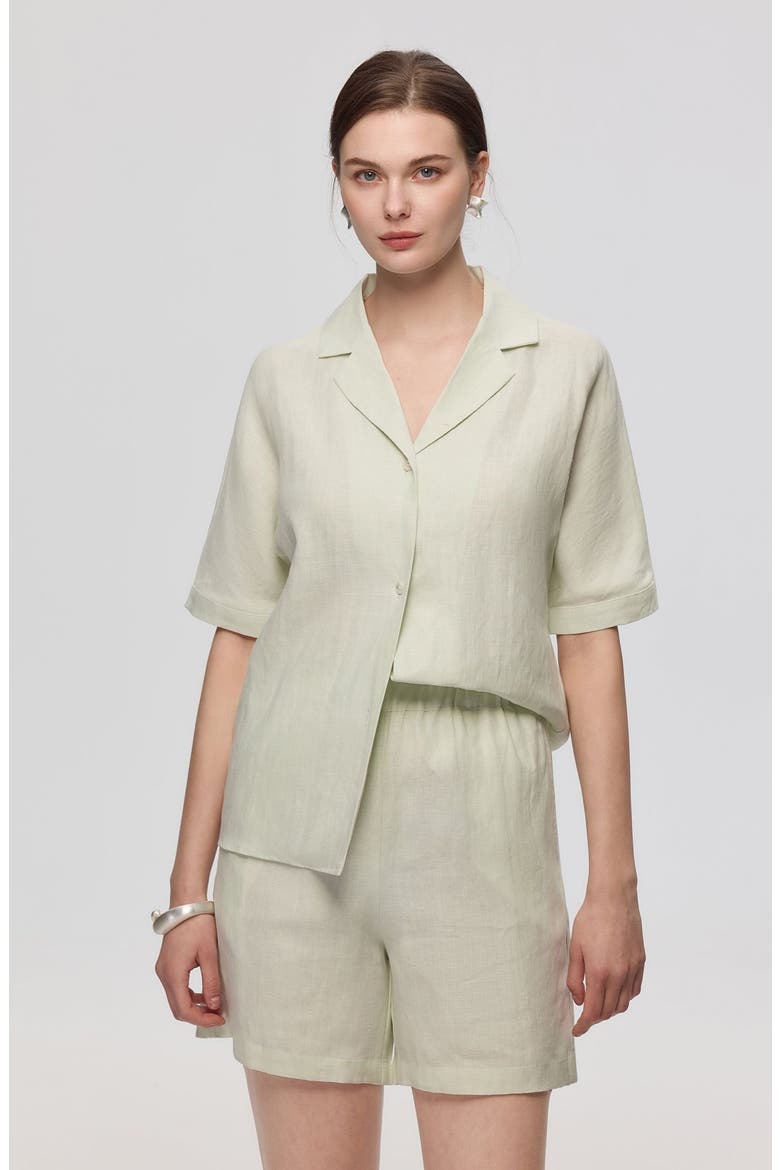 Hemp Camp Shirt, Alternate, color, Light Mint