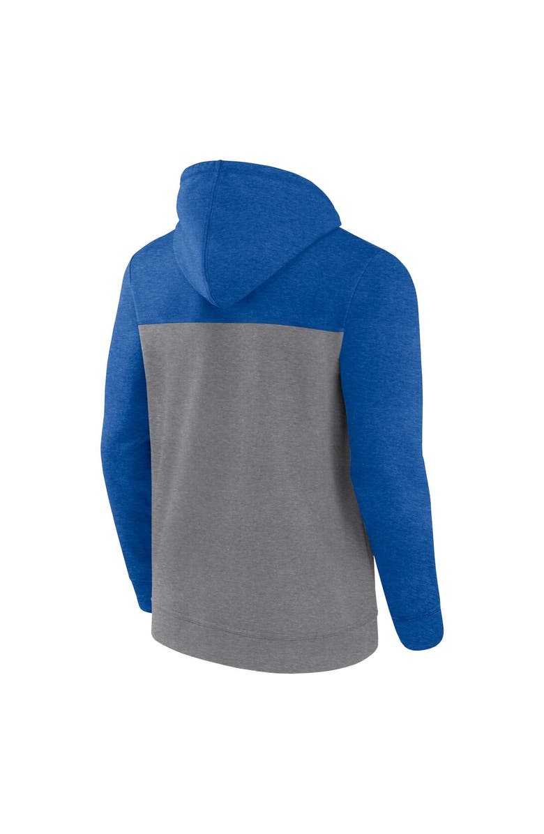 FANATICS Men's Fanatics Branded Heather Gray Indianapolis Colts Down and Distance Full-Zip Hoodie, Alternate, color,