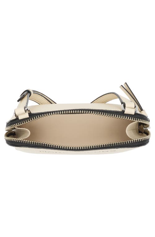 Marc Jacobs Small Leather Crossbody Bag In Marshmallow
