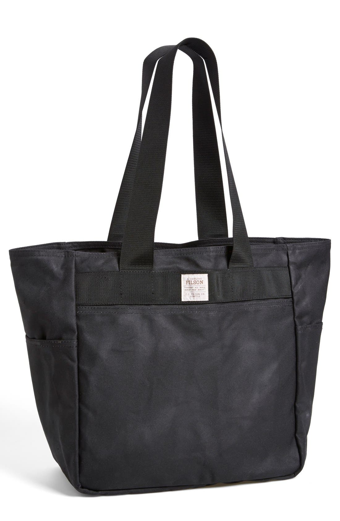 Filson Tin Cloth Tote Bag, Main, color, 