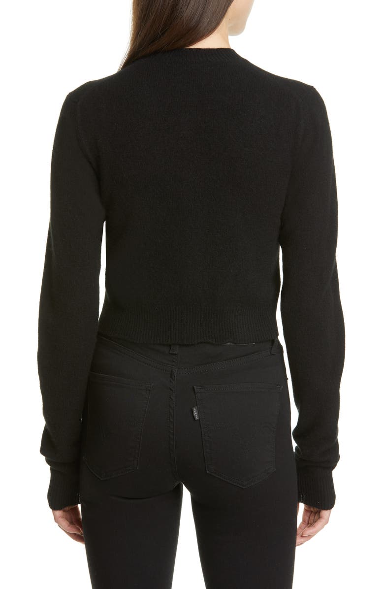 Bottega Veneta Cashmere Crop Cardigan, Alternate, color,