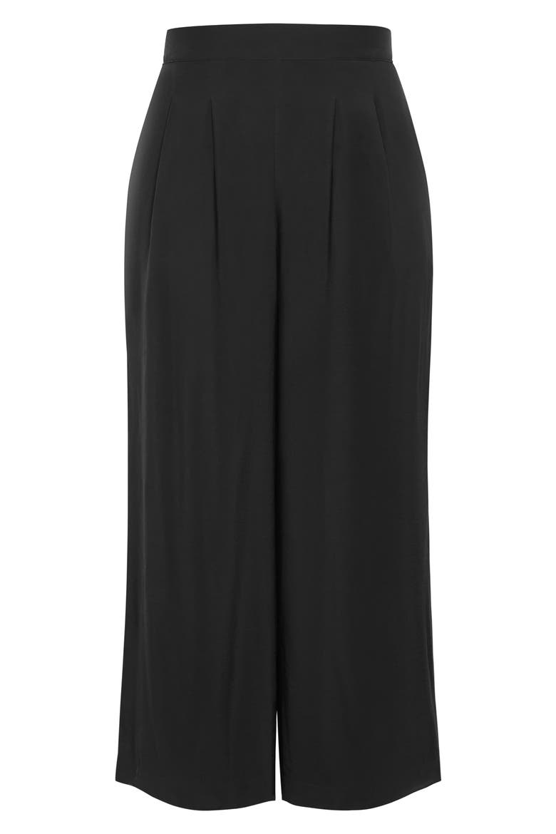 Alana Relaxed Wide Leg Pants, Alternate, color, BLACK