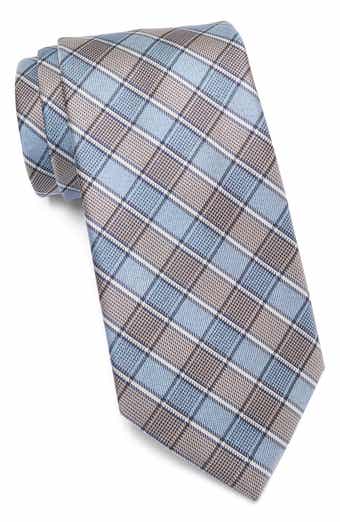 Michael Kors Banke Plaid Print Tie