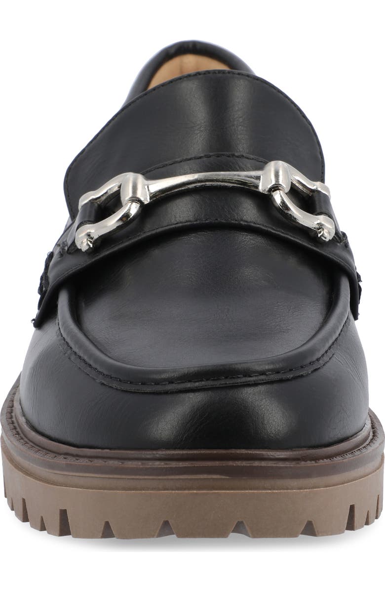 Journee Collection Jessamy Lug Loafer, Alternate, color, Black