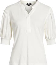 Rails Jewel Puff Sleeve Top