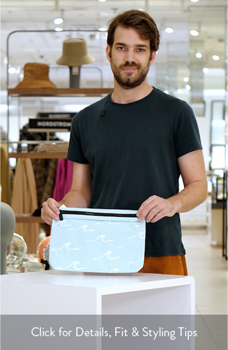 Mid Seaside Water Resistant Tyvek<sup>®</sup> Zip Pouch, sales video thumbnail