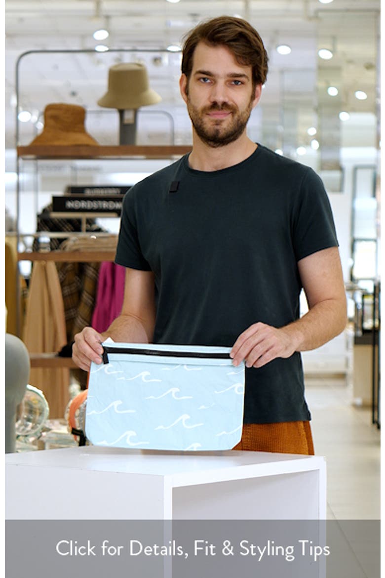 Mid Seaside Water Resistant Tyvek® Zip Pouch video