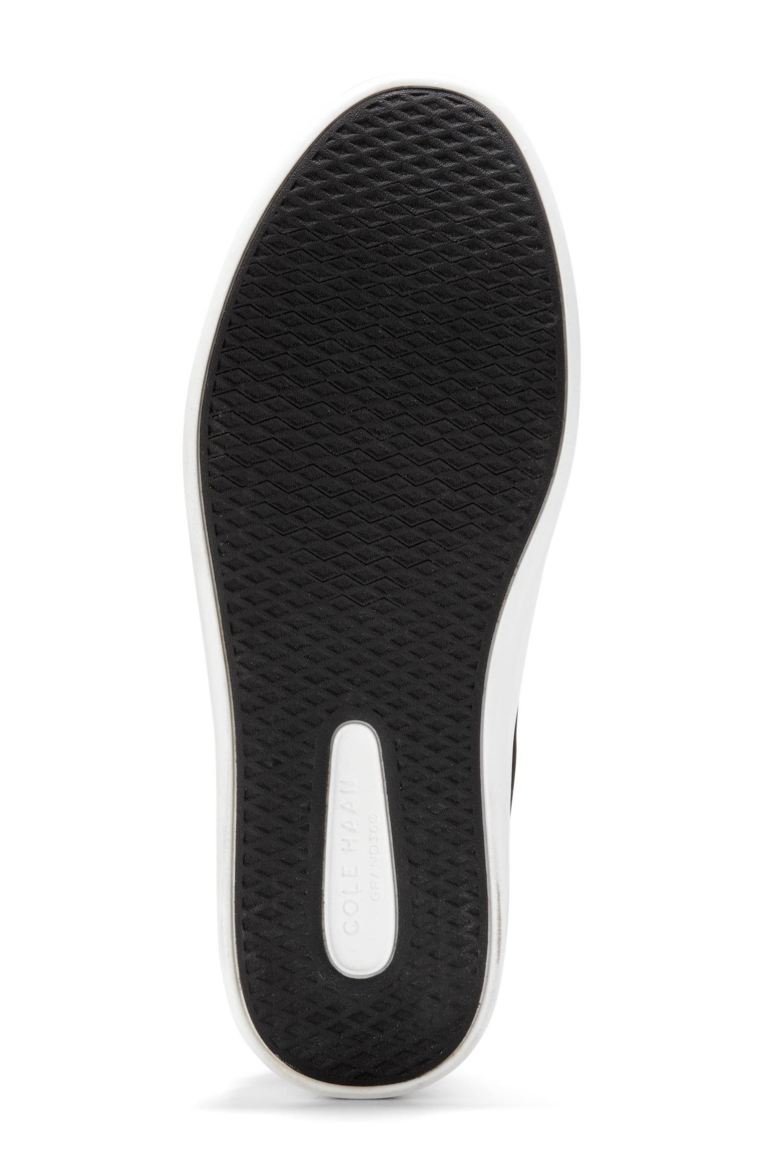 Cole Haan Grand Crosscourt Premier Sneaker - Wide Width Available, Alternate, color, Black/ White