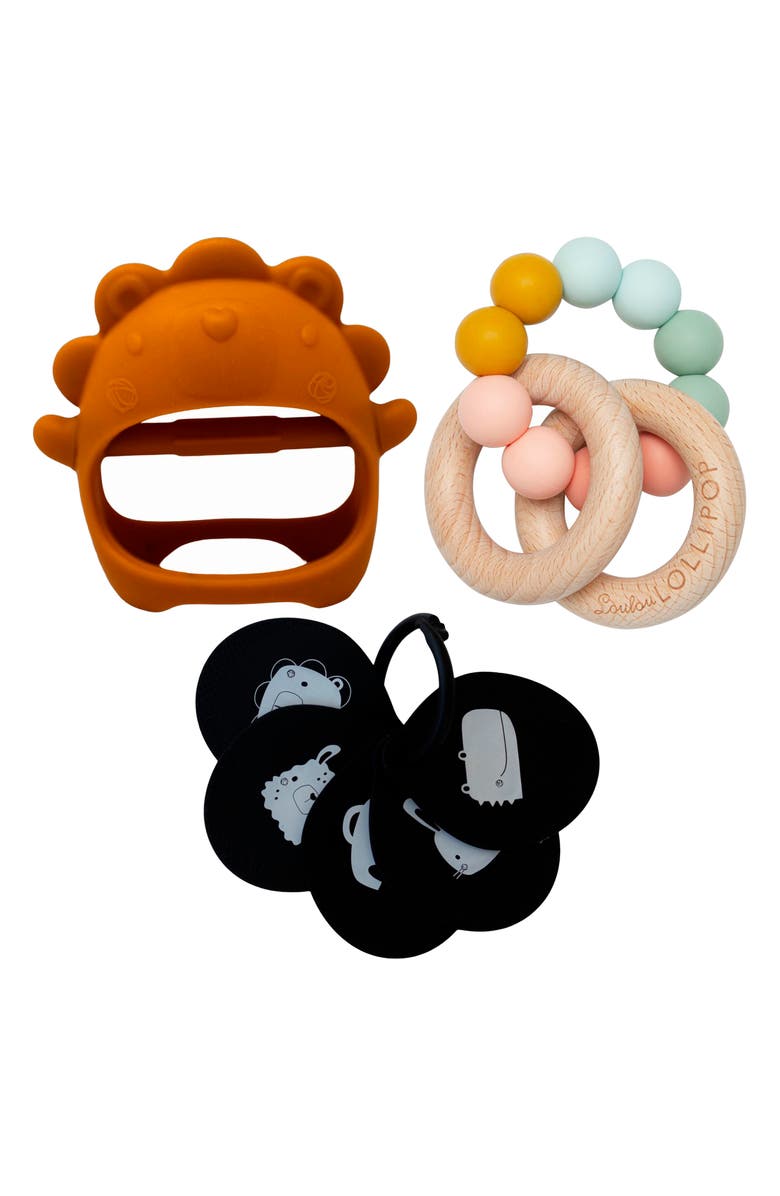 Loulou Lollipop Soothing Development Bundle, Alternate, color, Lion