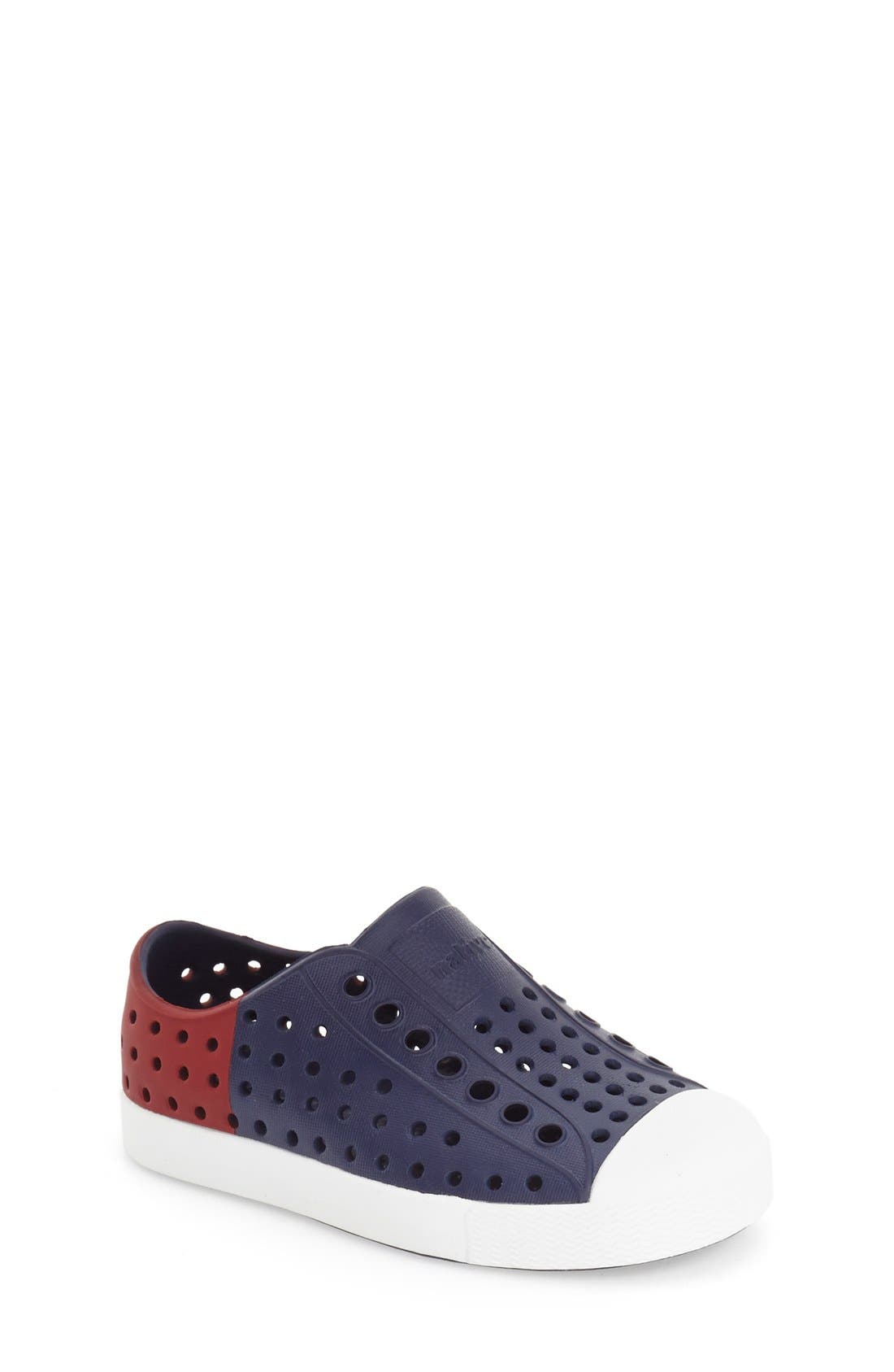 'Jefferson' Water Friendly Slip-On Sneaker, Main, color, REGATTA BLUE/ SHELL WHITE