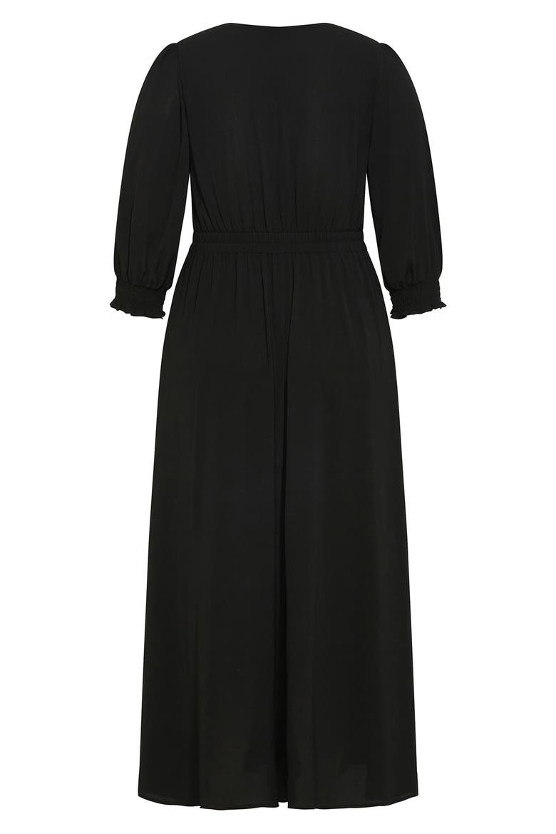 Jolene Maxi Dress, Alternate, color, BLACK