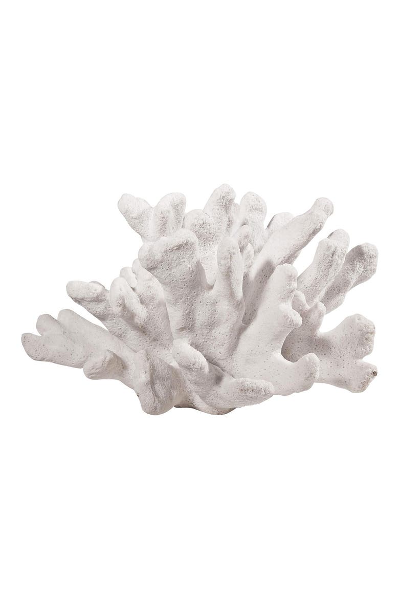 Faux Elkhorn Coral, Main, color, WHITE