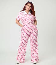 Smak Parlour Plus Size Retro Flare Jumpsuit