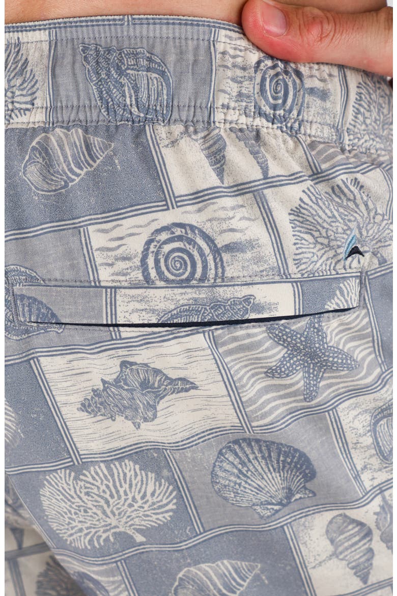 Hybrid 4-Way Stretch Swim Shorts, Alternate, color, INFINITY SHELL COLLAGE