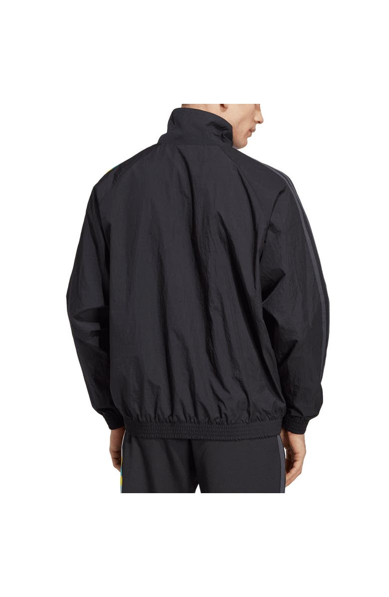 adidas Men's adidas Black Peter Saville x Manchester United Half-Zip Pullover Jacket, Alternate, color, Black