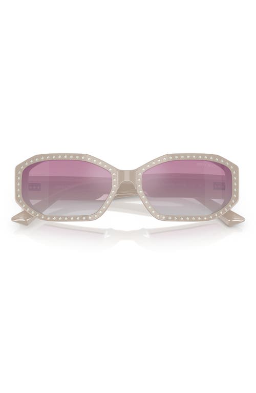 Jimmy Choo Sunglasses In Silver/ash