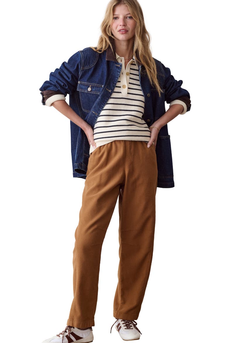 Jessie Barrel Leg Pants, Alternate, color, TOBACCO
