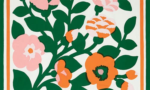Marimekko Pieni Green Green Tablecloth In Green Multi