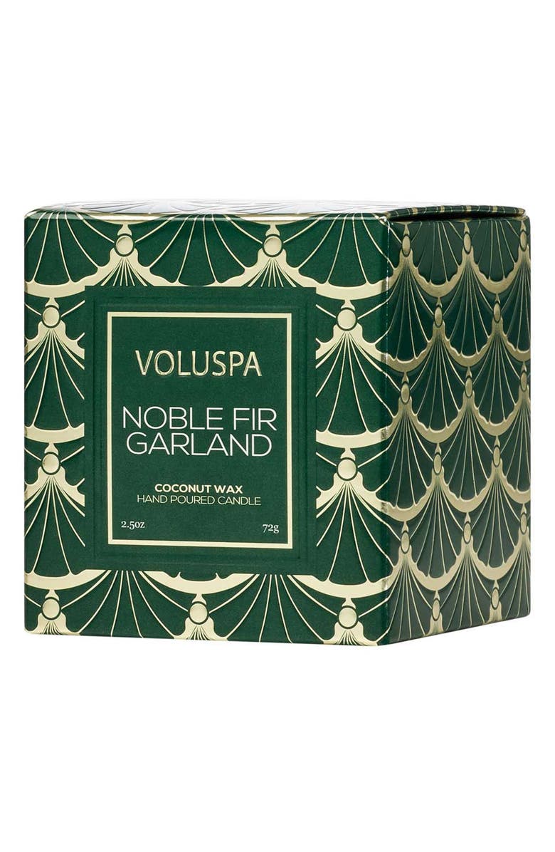 Voluspa Noble Fir Garland Pedestal Candle, Alternate, color, Noble Fir Garland