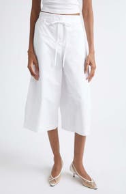 Jacquemus The Marin Cotton Poplin Crop Pants