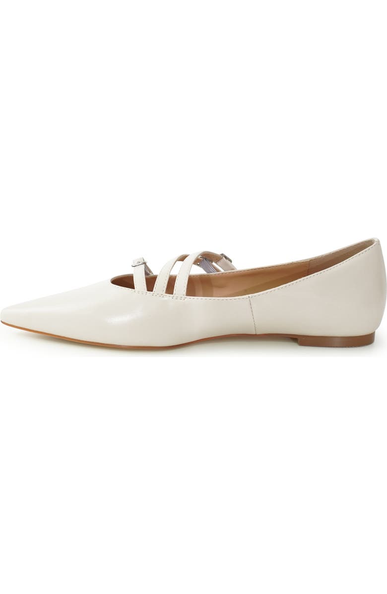 Belle & Bloom Begin Again Buckled Flat, Alternate, color, Beige