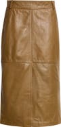 Reiss Milly Leather Skirt