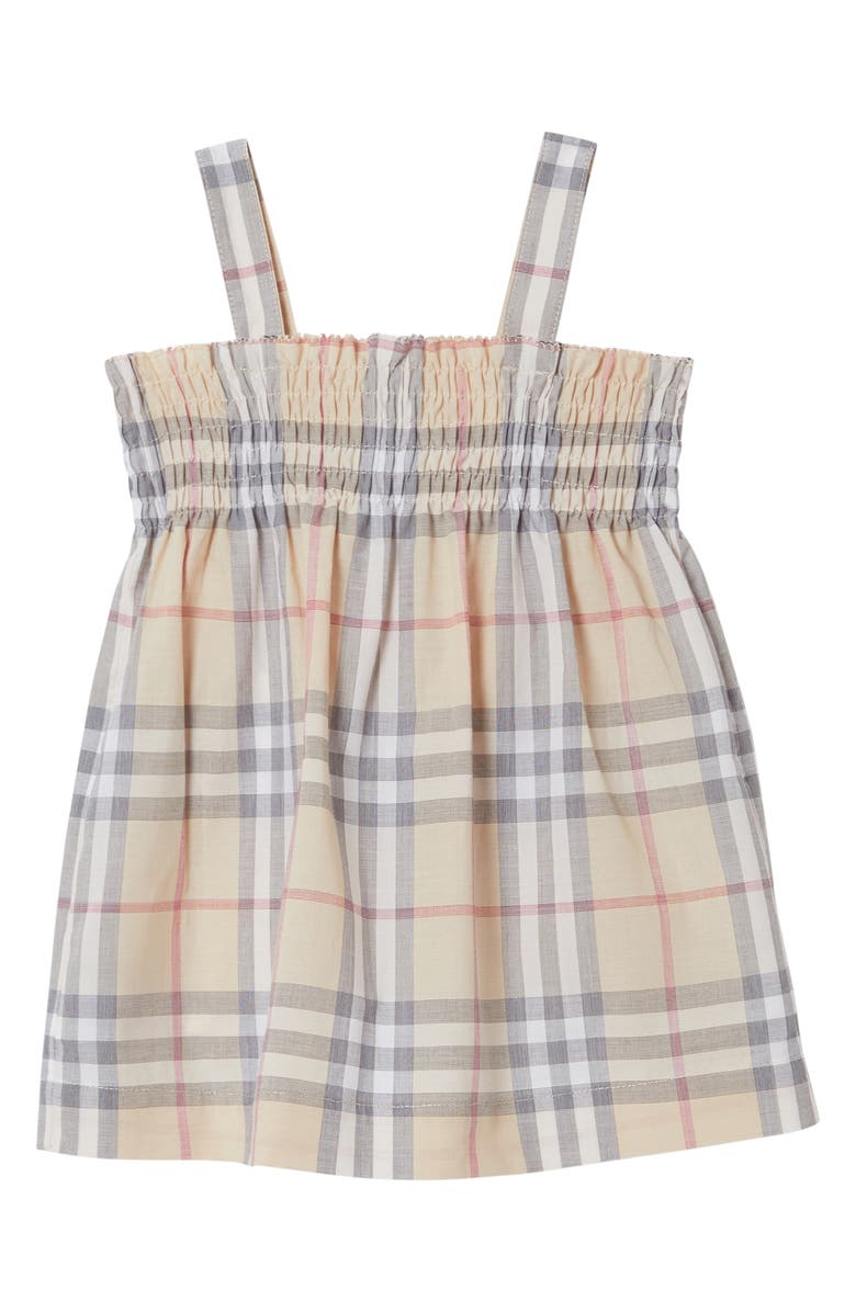 Burberry Smocked Dress, Main, color, 