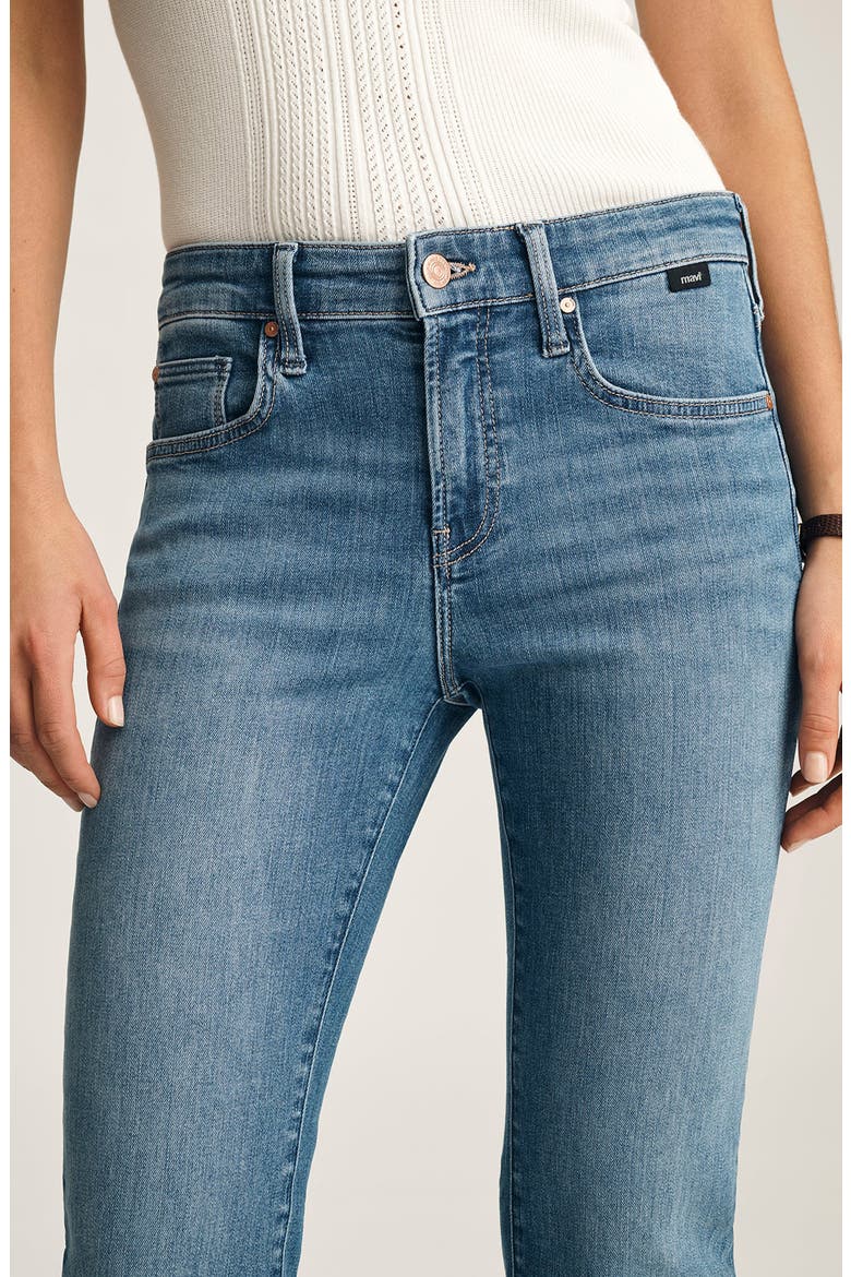 Vicky Mid Rise Bootcut Jeans, Alternate, color, BLUE BRUSHED FLEX BLUE