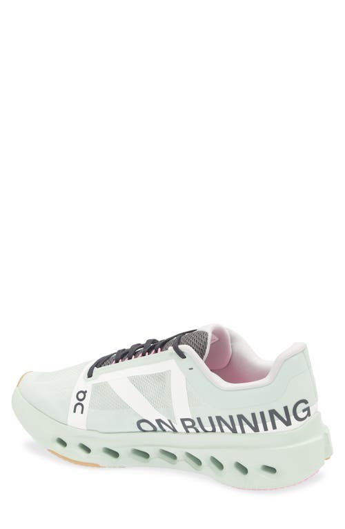 On Mens Mineral Almd Cloudsurfer Next Mesh Low-top Trainers In Green