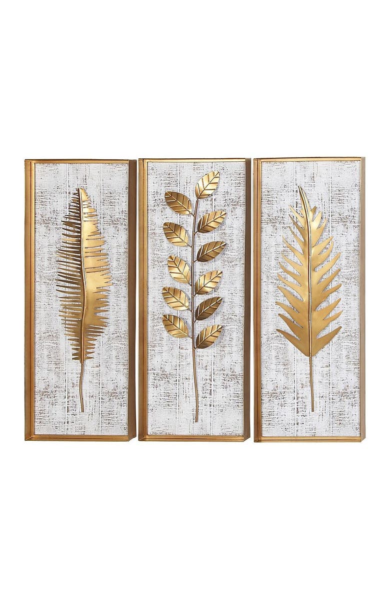 WILLOW ROW Multi Natural Wall Decor - Set of 3, Alternate, color, 