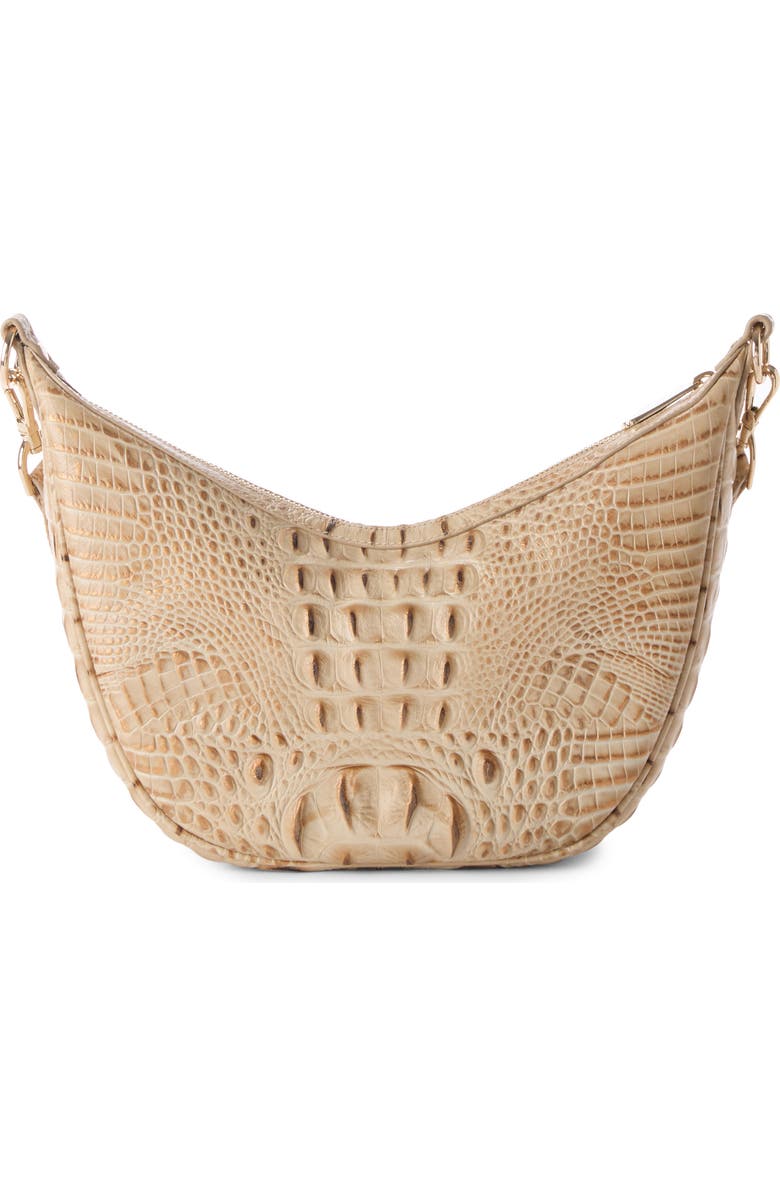 Brahmin Percy Croc Embossed Leather Crossbody Bag, Alternate, color,