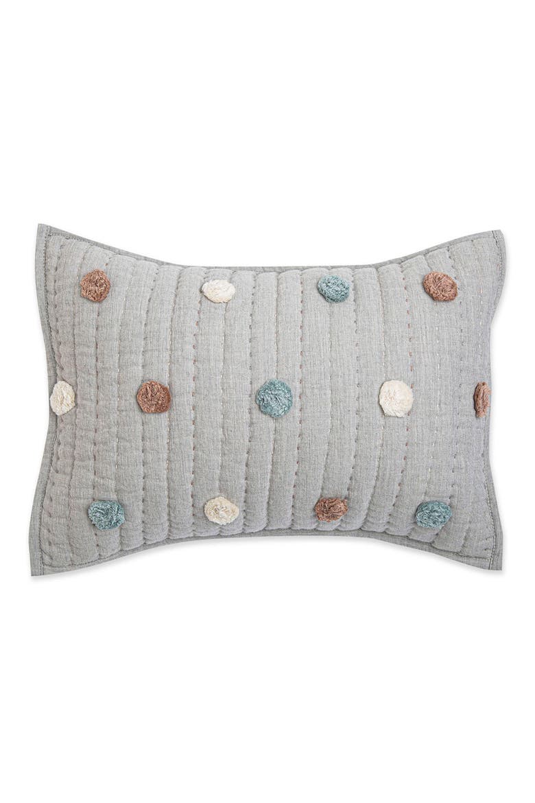 Square Decor Accent Pillow, Main, color, GREY