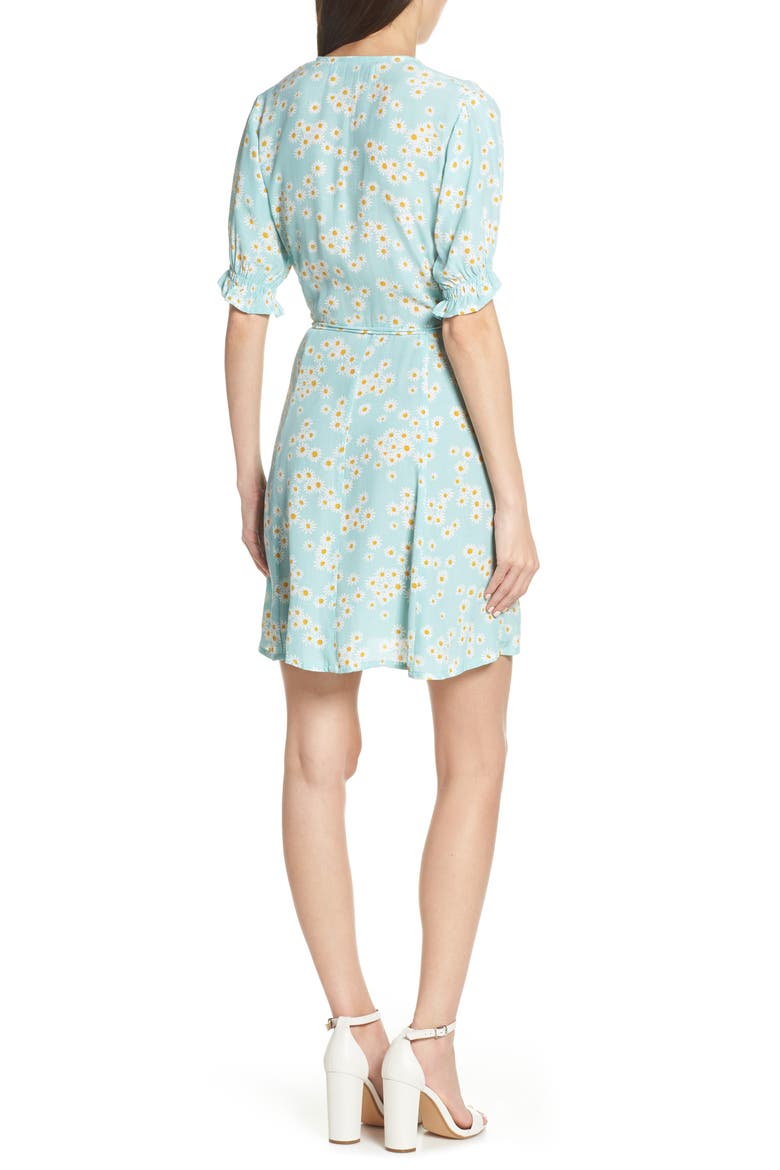 Mira Floral Wrap Dress, Alternate, color, ZHOE FLORAL PRINT