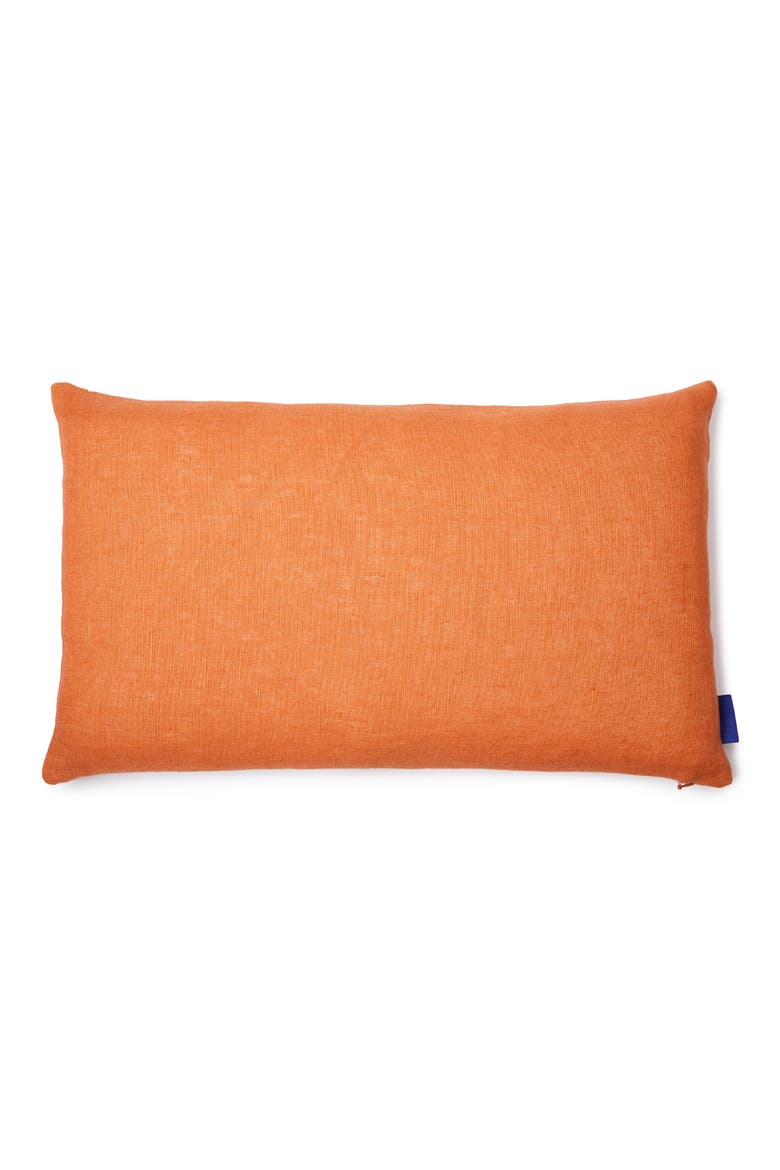 Fish Under the Sea Embroidered Accent Pillow, Alternate, color, ORANGE