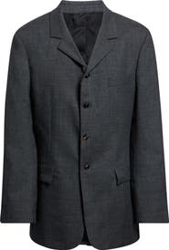 Bottega Veneta Four-Button Shetland Wool Sport Coat