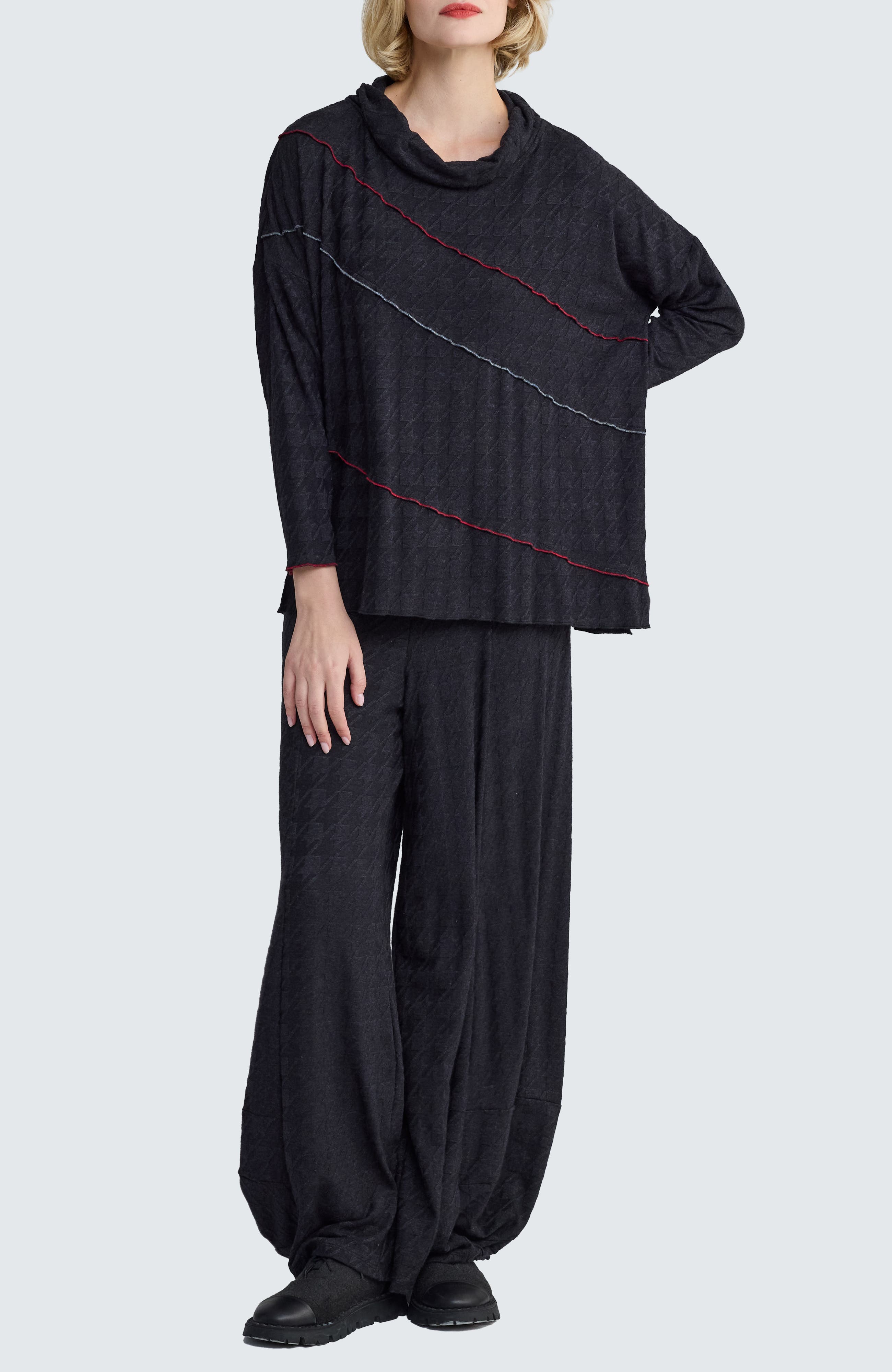 Fleuris Cowl-Neck Blouse - image 2