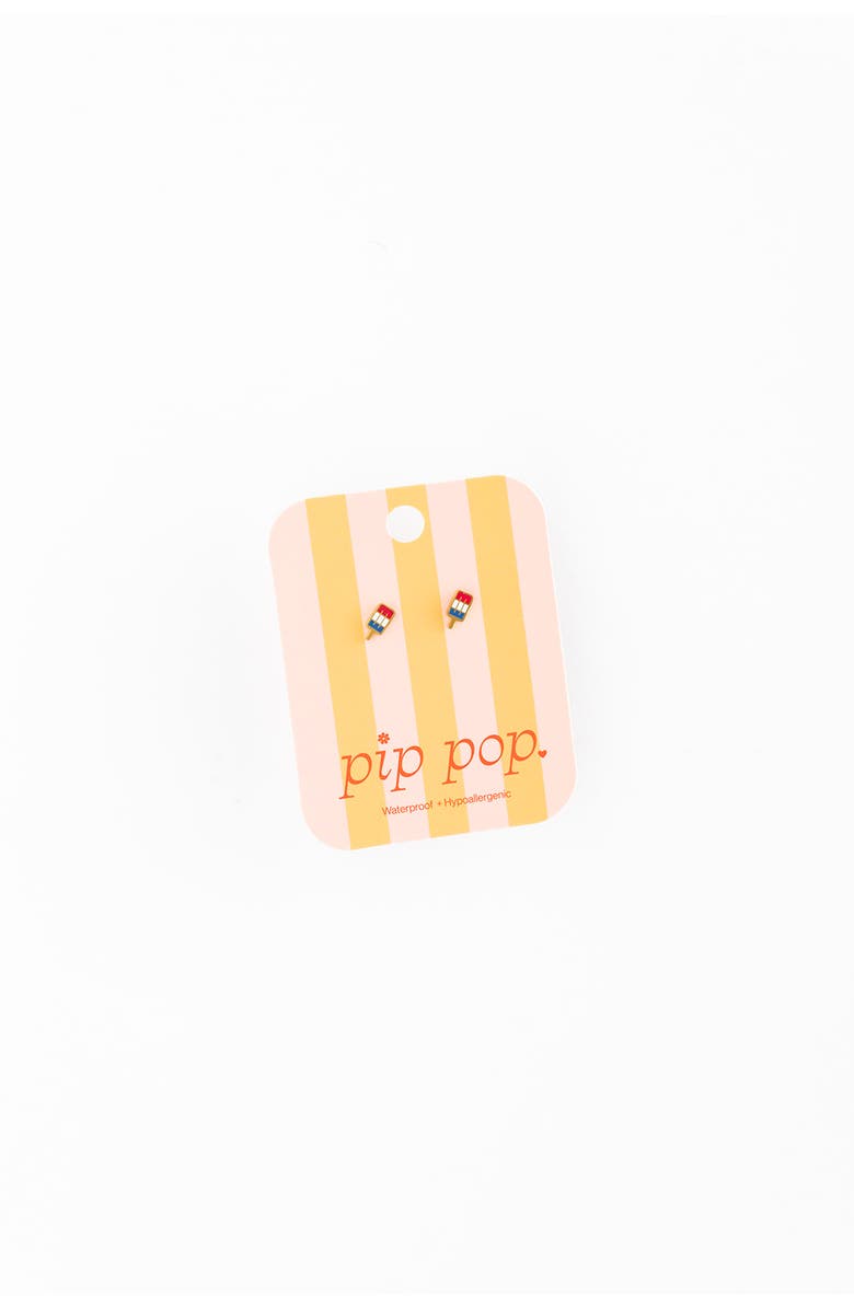 Pip Pop Patriotic Pop Stud Earrings, Alternate, color, 