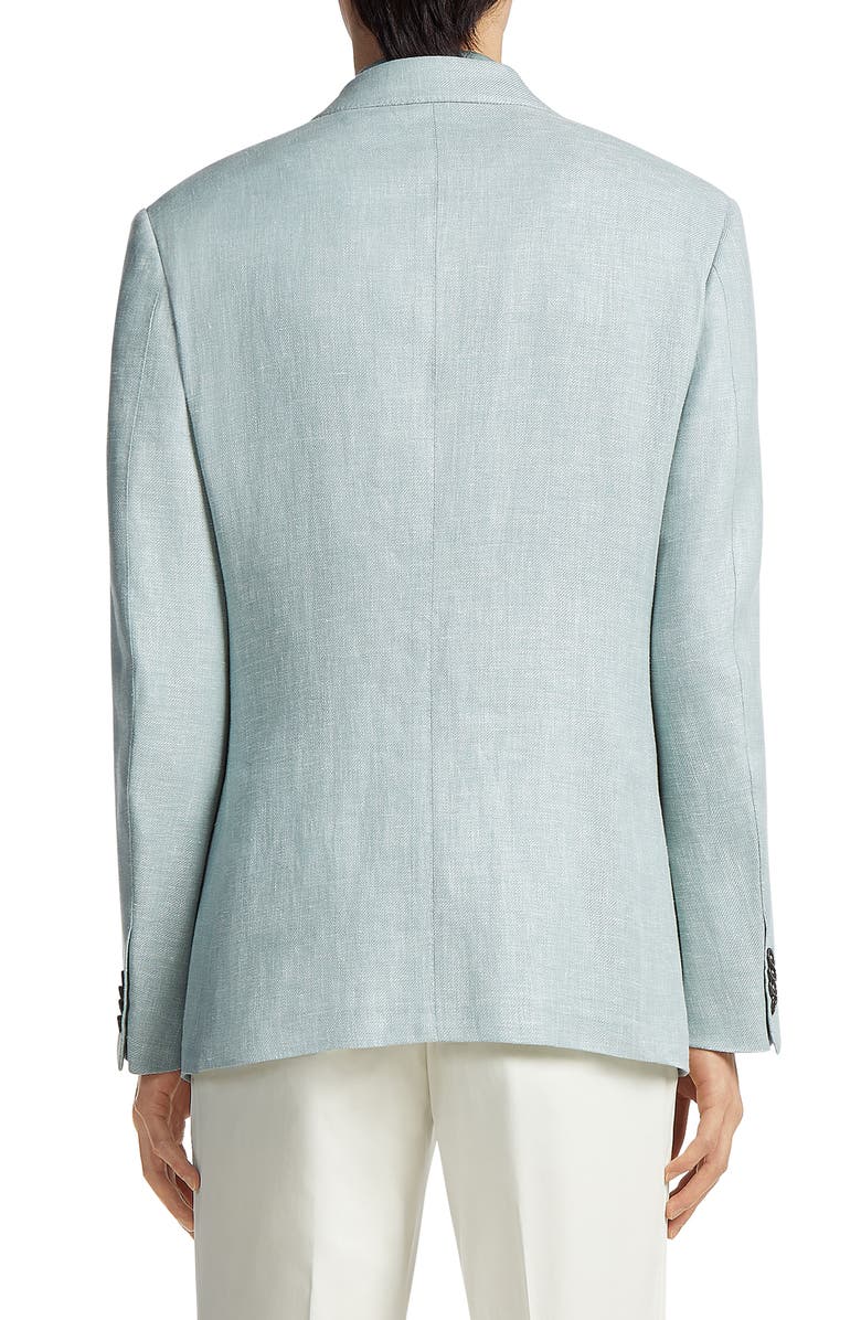 ZEGNA Fairway Crossover Linen & Wool Blend Sport Coat, Alternate, color, 