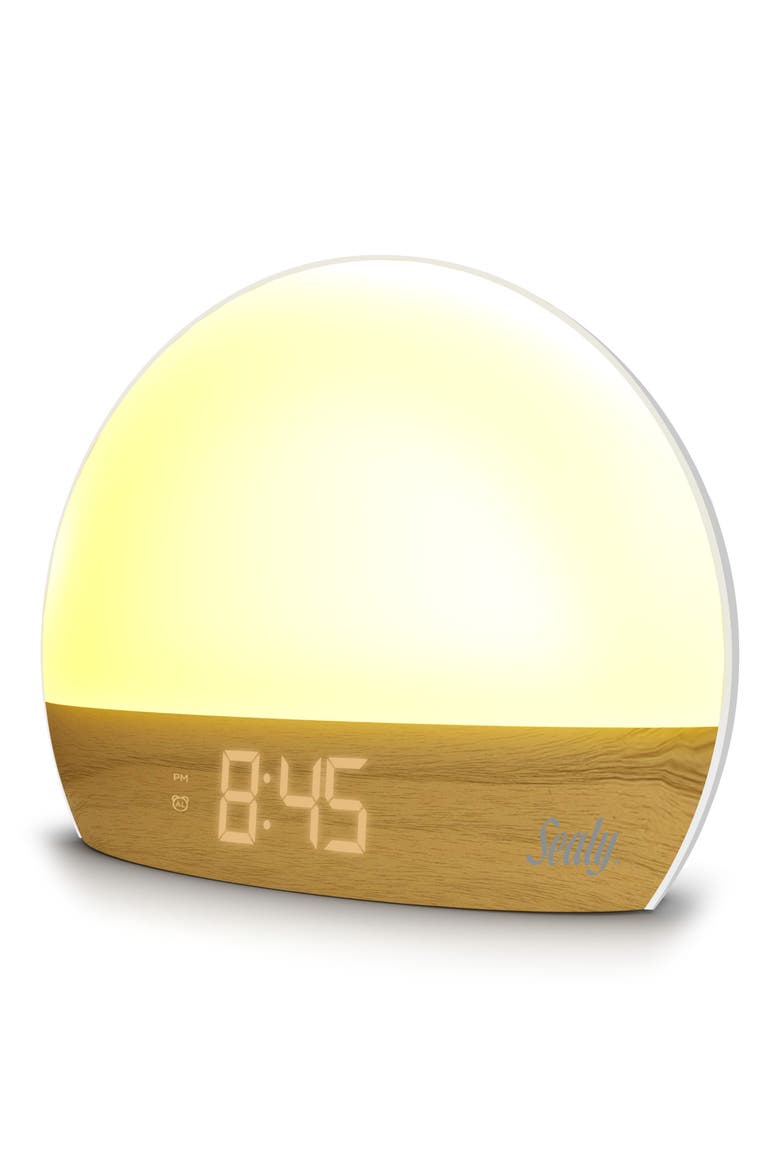LED Sunrise Clock, Main, color, WHITE