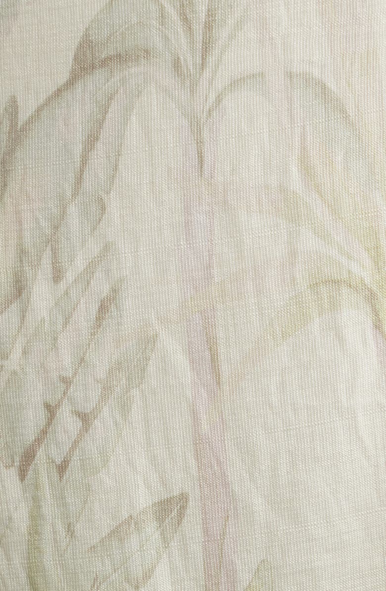 Julia Jordan Tropical Print Minidress, Alternate, color, Ivory Multi