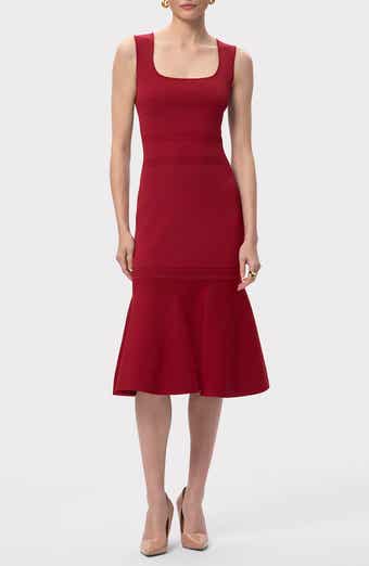 Herve Leger The Camille Flute Hem Dress