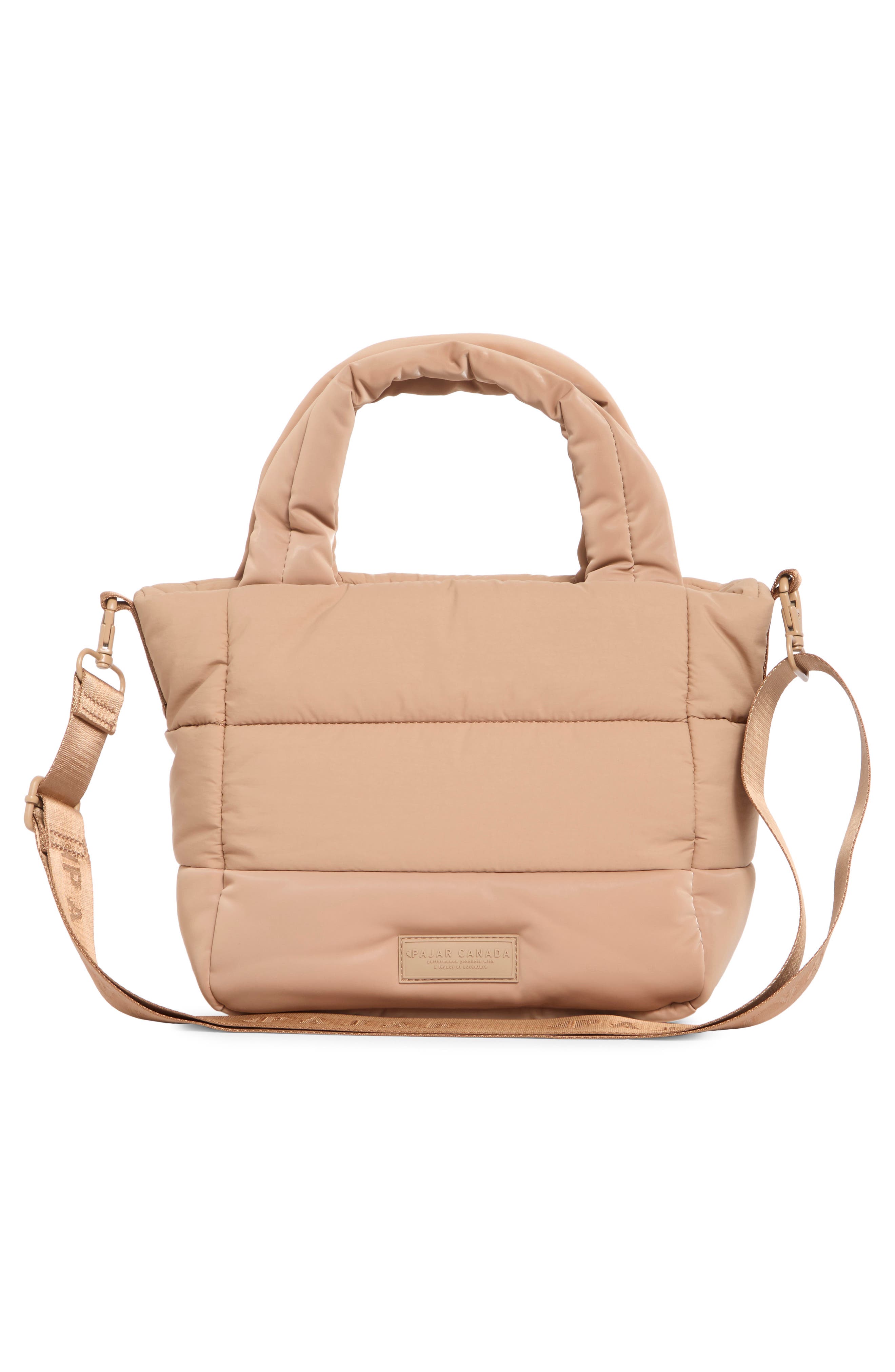 Pajar Celion Puffy Tote Bag, Alternate, color, Beige