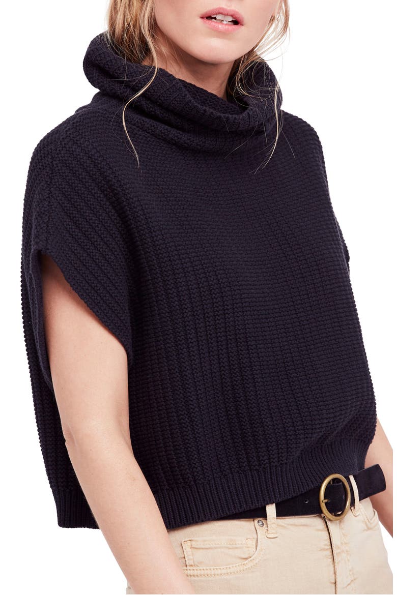 Keep It Simple Vest, Main, color, BLACK