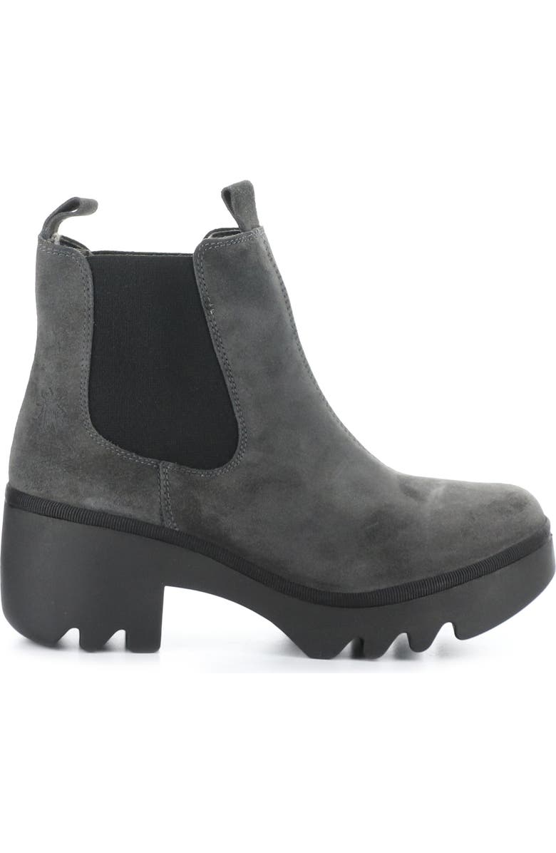 Fly London Trig Platform Chelsea Boot, Alternate, color, Diesel Oil Suede