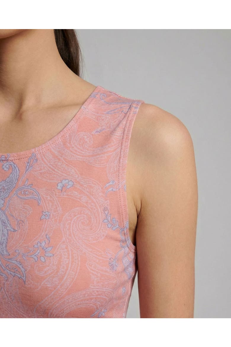 Paisley Explosion Womens Bikini Top, Alternate, color, Paisley Explosion Coral