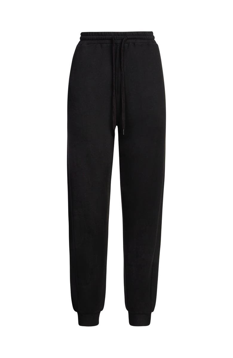LOVALL Luxe Lounge Jogger + Sweatshirt Set, Alternate, color, Black
