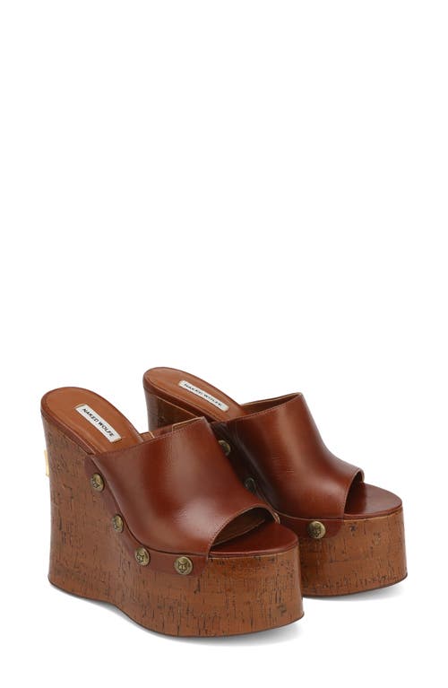 Naked Wolfe Tulip Platform Wedge Slide Sandal