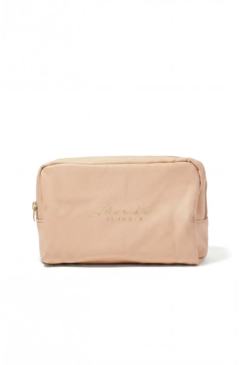 Cosmetic Clutch, Main, color, Beige