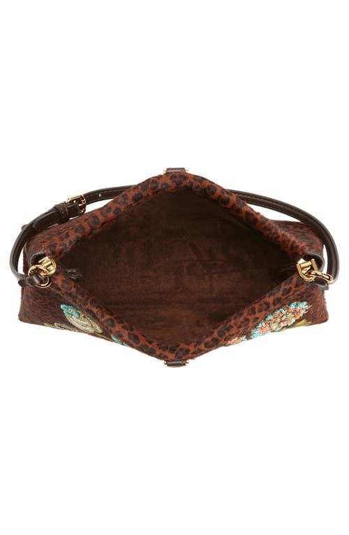 Etro X-small Clutch Talk Genuine Calf Hair Clutch In Brown